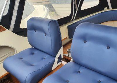 Kussenset Stof blauw
